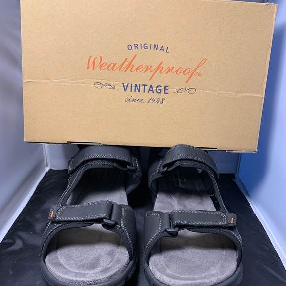 Weatherproof Vintage Black Adjustable Strap‎ Sandals Men’s Size 13
NWB main image 5
